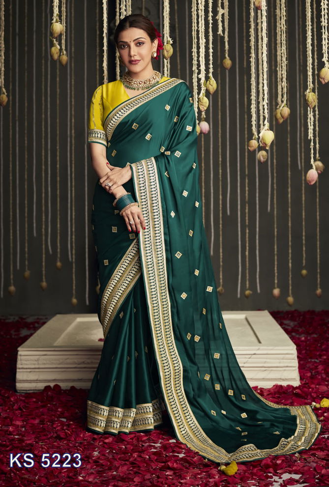 Kajal 11 By KImora Pure Soft Silk Designer Saree Catalog